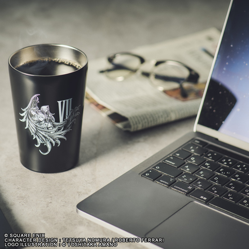 FINAL FANTASY Ⅶ REMAKE INTERGRADE CUP COFFEE TUMBLER BOOK BLACK