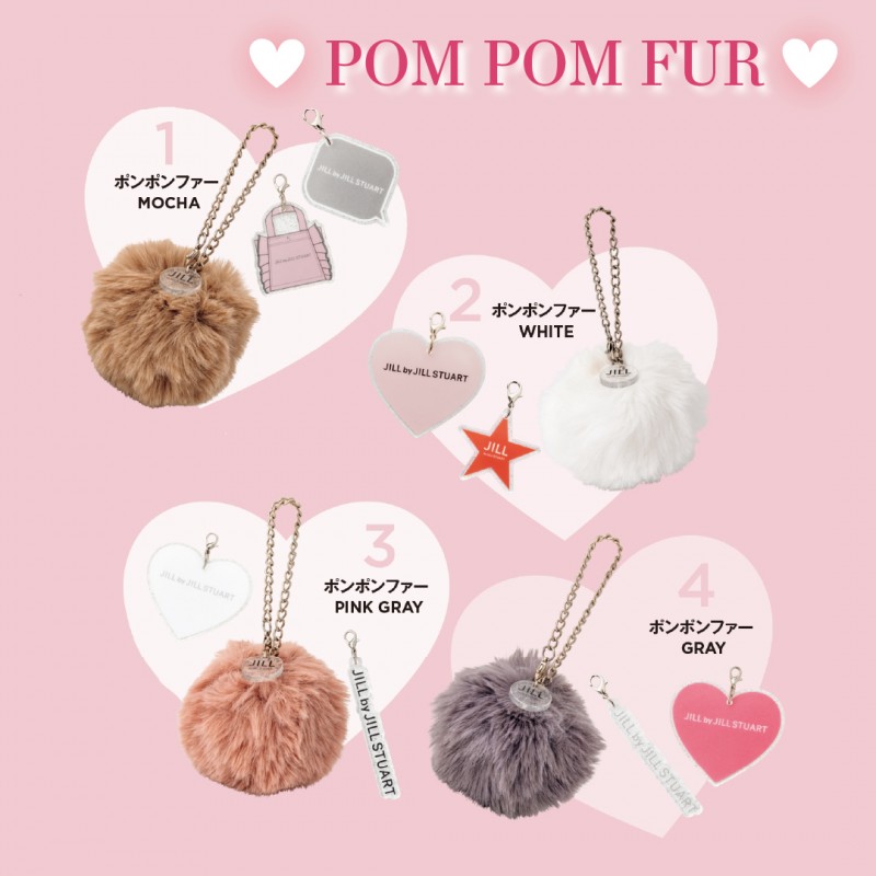 コンプリートセット】JILL by JILL STUART ふわもこファー＆ロゴ
