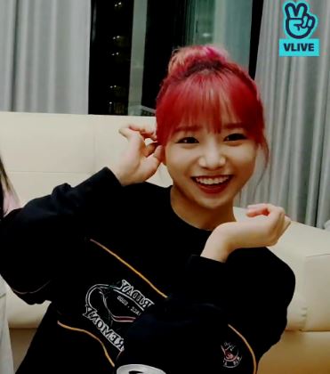 VliveでIZ*ONEチョユリが着用していたトレーナー | TK-TOWN（韓国