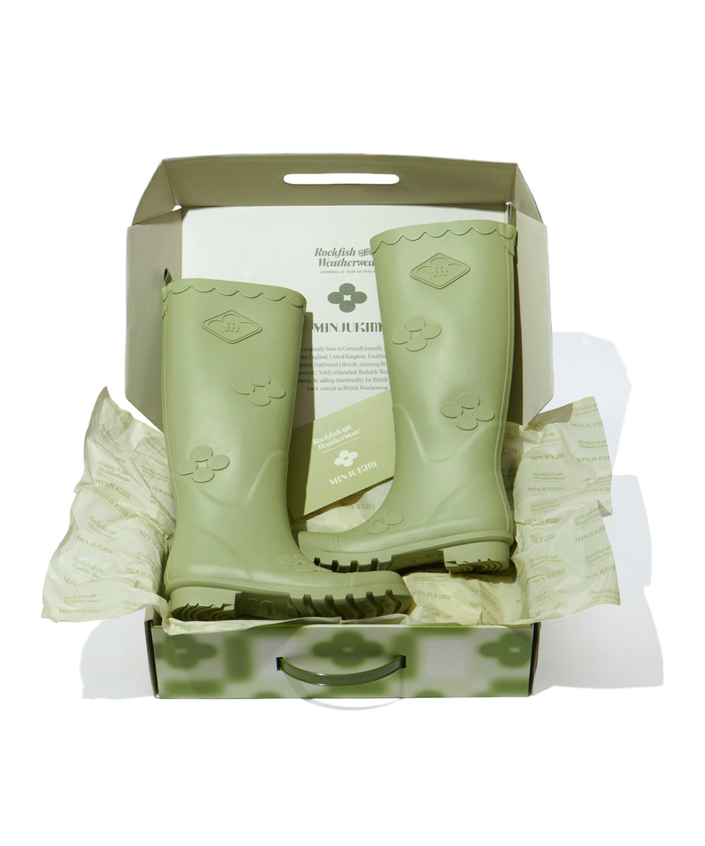 Rockfish Weatherwear รองเท้าบูท X Minjukim Floral Shadow Boots