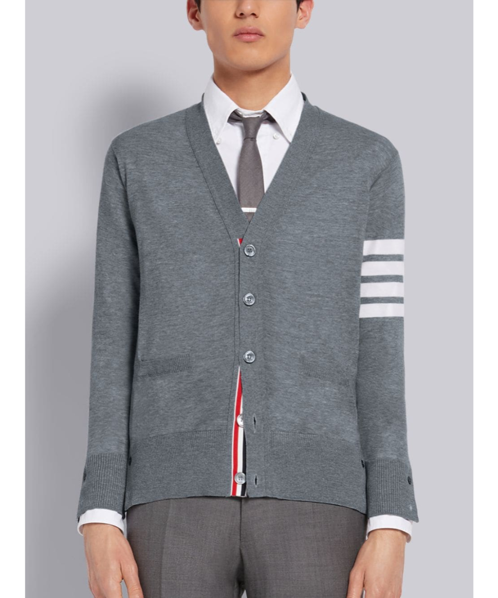 THOM BROWNE/トムブラウン_men通販 | 4BAR クラシック Vネック