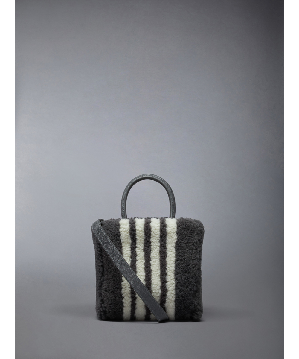 THOM BROWNE/トムブラウン_women通販 | SMALL BOOK TOTE W/ INTARSIA