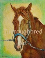 上鈴木正一「オルフェーヴル8」2011有馬記念 | サラブレッドアート