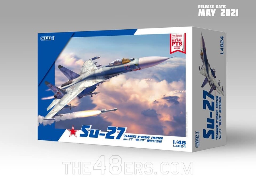 Su-27 Flanker B Heavy Fighter Great Wall Hobby L4824 1:48