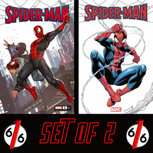 SPIDER-MAN #1 SET INHYUK LEE Variant AF #15 Homage & BAGLEY Main