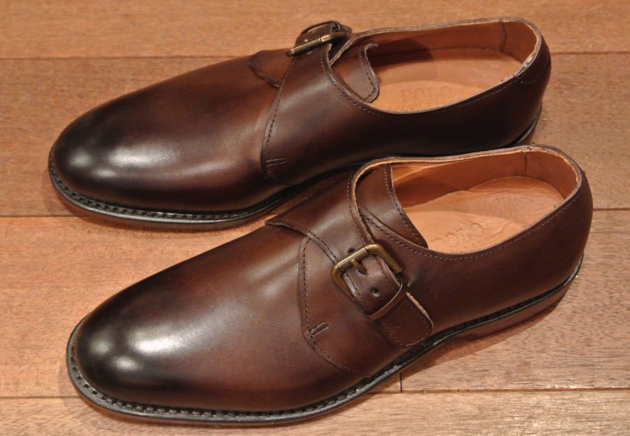 ポロラルフローレン アメリカ製 シングルモンクストラップ