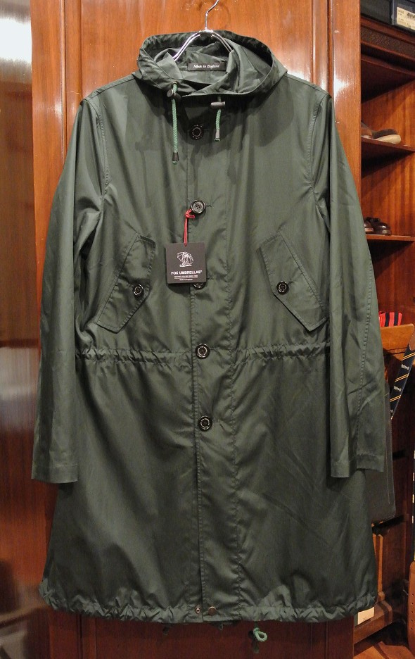 FOX UMBRELLAS フォックスアンブレラ 傘の生地でつくったモッズコート