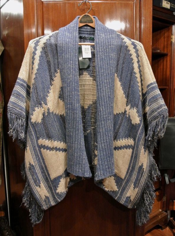 ローレン ラルフローレン ネイティブ柄 ポンチョ WOMEN'S (PS/P) 新品