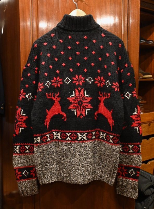 90s VTG/USED ポロラルフローレン ハンドニット タートルネック