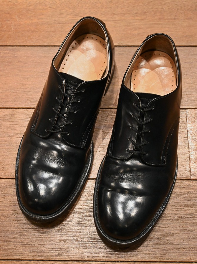 89 (USED/VTG) U.S NAVY サービスシューズ (9-R) CLARKSVILLE FTWR.社