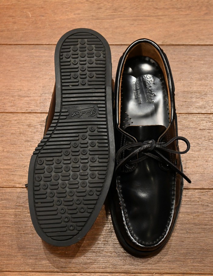 EXCELLENT USED PARABOOT (パラブーツ) BIRTH デッキシューズ ガラス