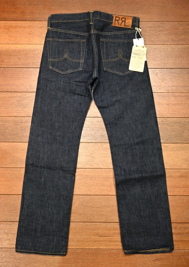 未使用タグ付き RRL ダブルアールエル デニムパンツ STRAIGHT LEG Made