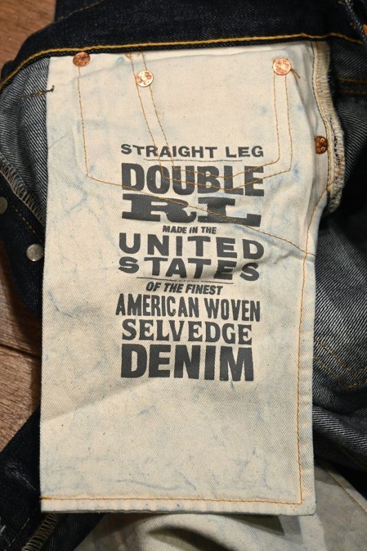 未使用タグ付き RRL ダブルアールエル デニムパンツ STRAIGHT LEG Made