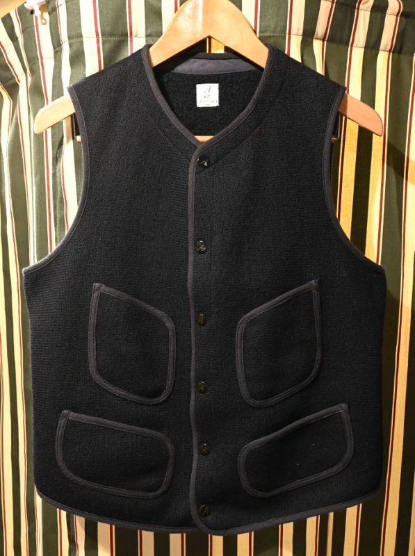 anatomica BEACH CLOTH VEST ネイビー 40