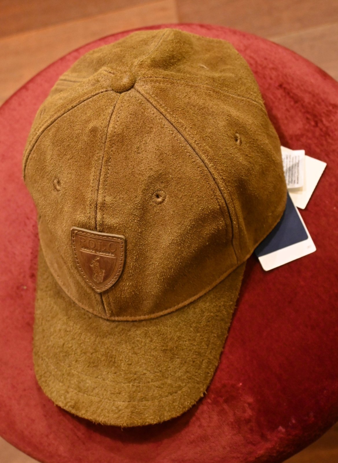 タグ付き未使用品 Polo Ralphlauren ポロラルフローレン スウェード