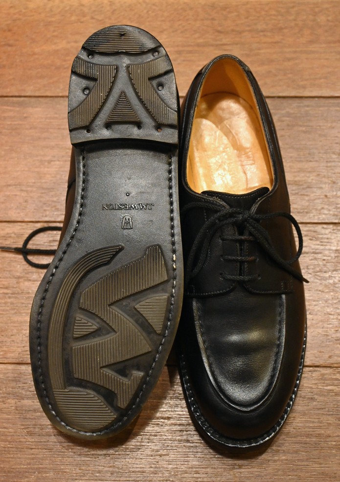 J.M WESTON GOLF JMウエストン ゴルフ (BLACK 5 1/2-C)旧ロゴ