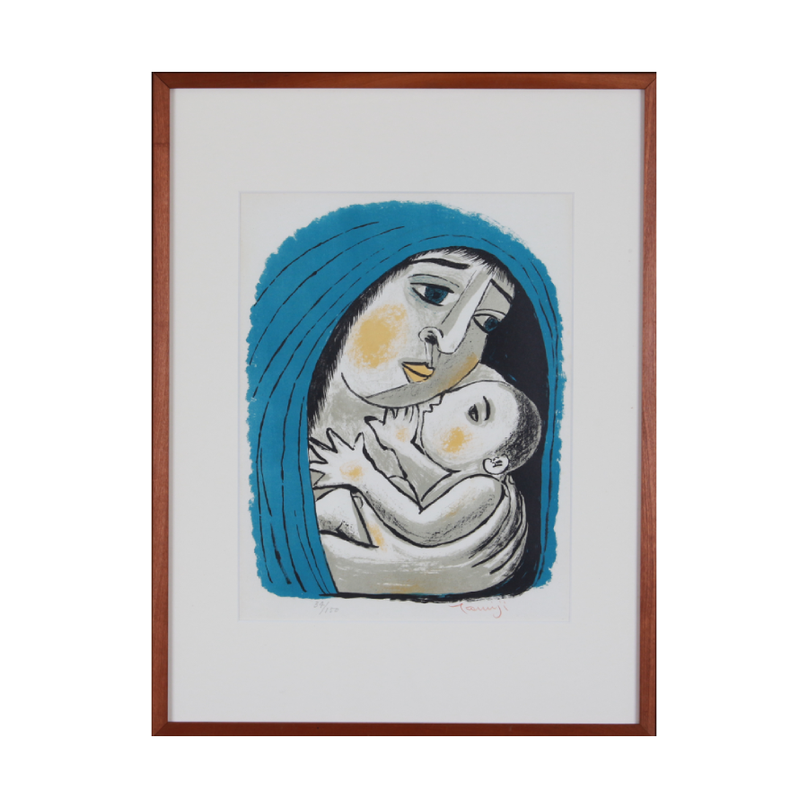 母子像<span class=