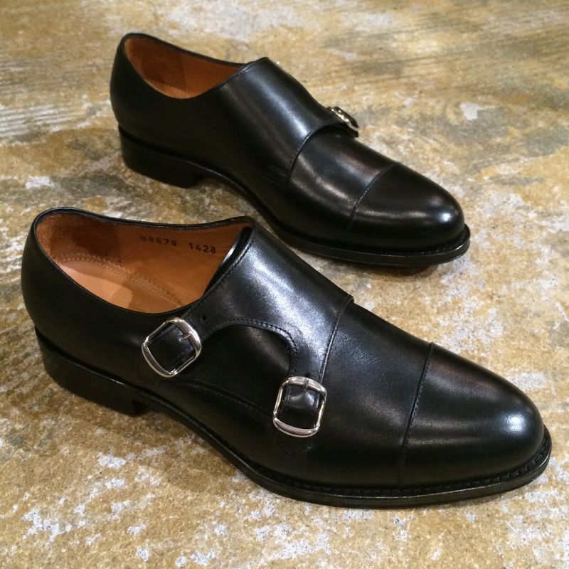 JALAN SRIWIJAYA（ジャランスリワヤ） ダブルモンクストラップ Black