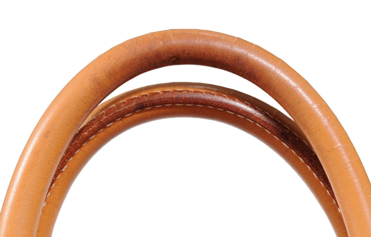 Hermès Haut à Courroies 60 Vintage 1990's Vache Natural Gold