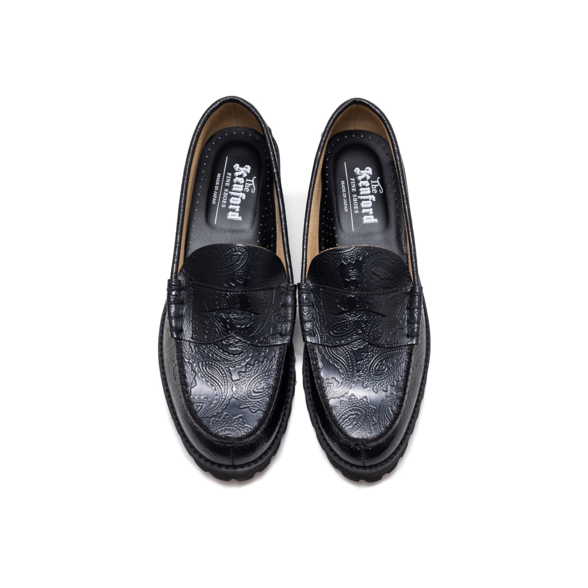 WOMENS PAISLEY TANK SOLE LOAFERS / BLACK PAISLEY – THE KENFORD