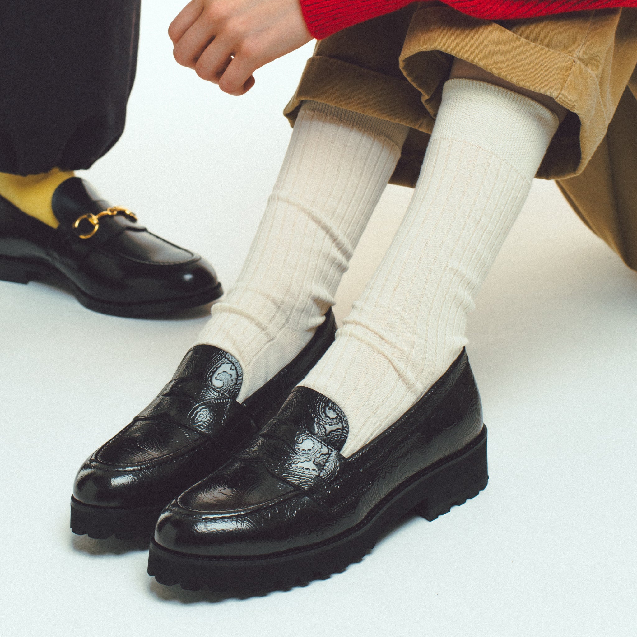 THE KENFORD FINESHOES Official Mail Order WOMENS TANK SOLE LOAFERS