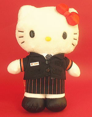 ザ・逸品堂】商品一覧 / 「ハローキティ」郵便局員制服着用ぬいぐるみ