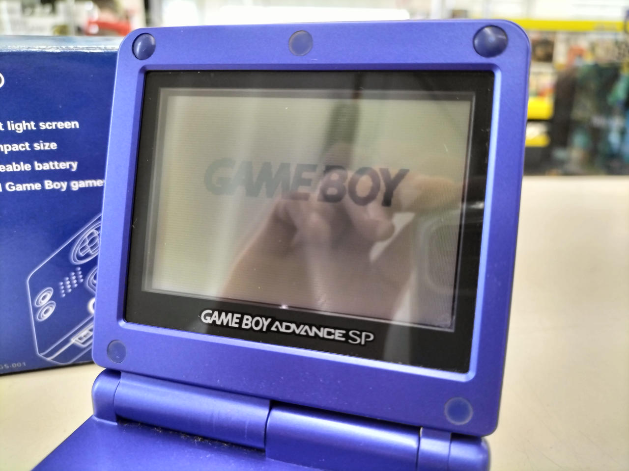 Nintendo Gameboy Advance SP Blue AGS-S-ZBA Used in Japan – The