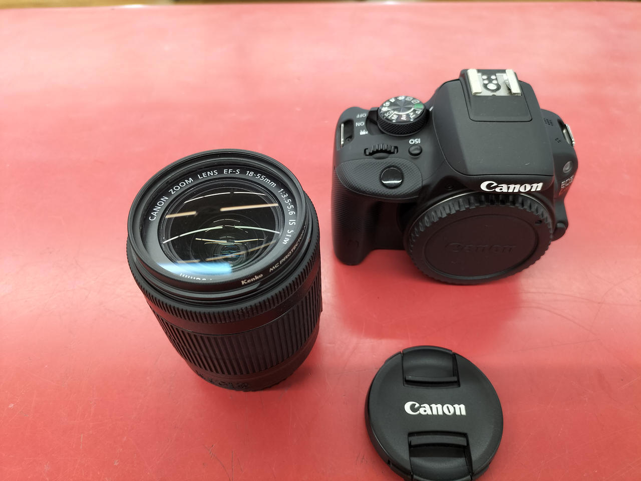 Canon Model number：EOS KISS X7 EF-S 18-55 IS STM Digital Camera