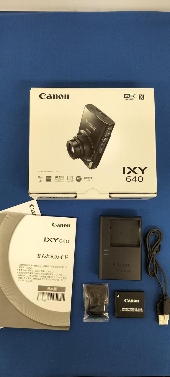 CANON Model number: IXY 640 Compact Digital Camera Used in Japan
