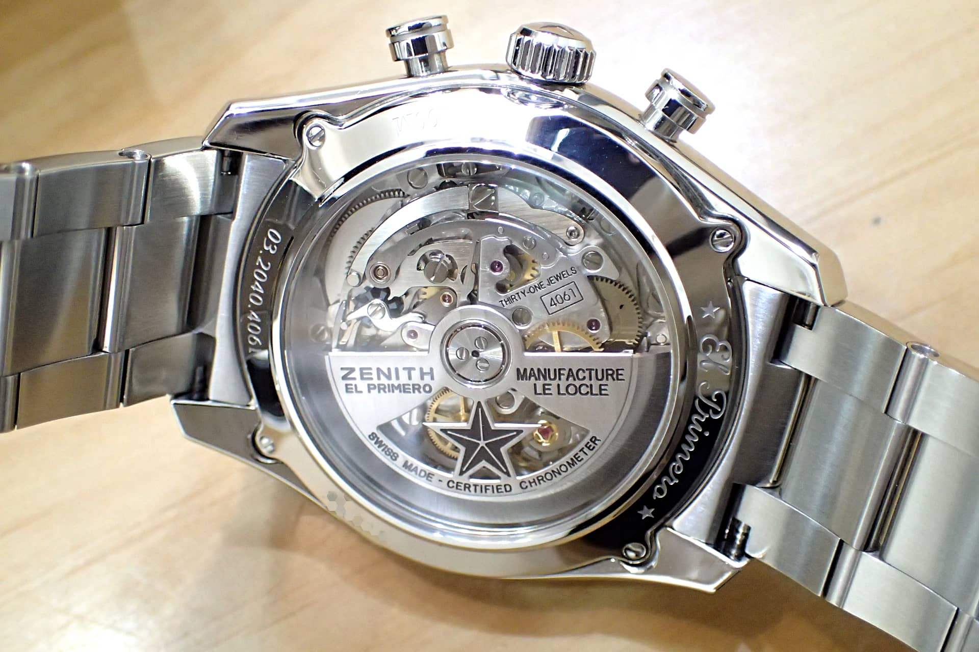 中古品A【Zenith】ゼニス エルプリメロ クロノマスター オープン