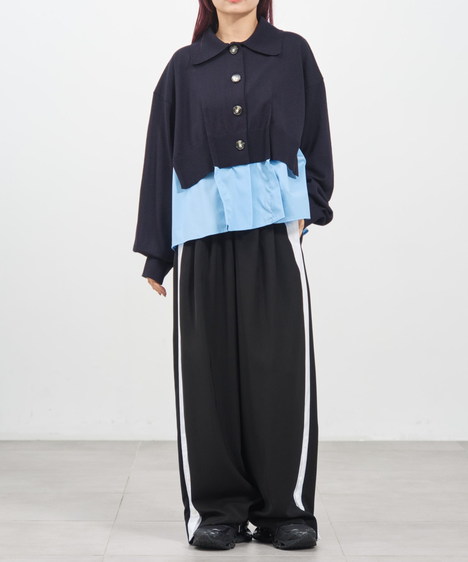 SHIRT-LAYERED WIDE-PANTS｜ENFOLD（エンフォルド）公式通販｜THE