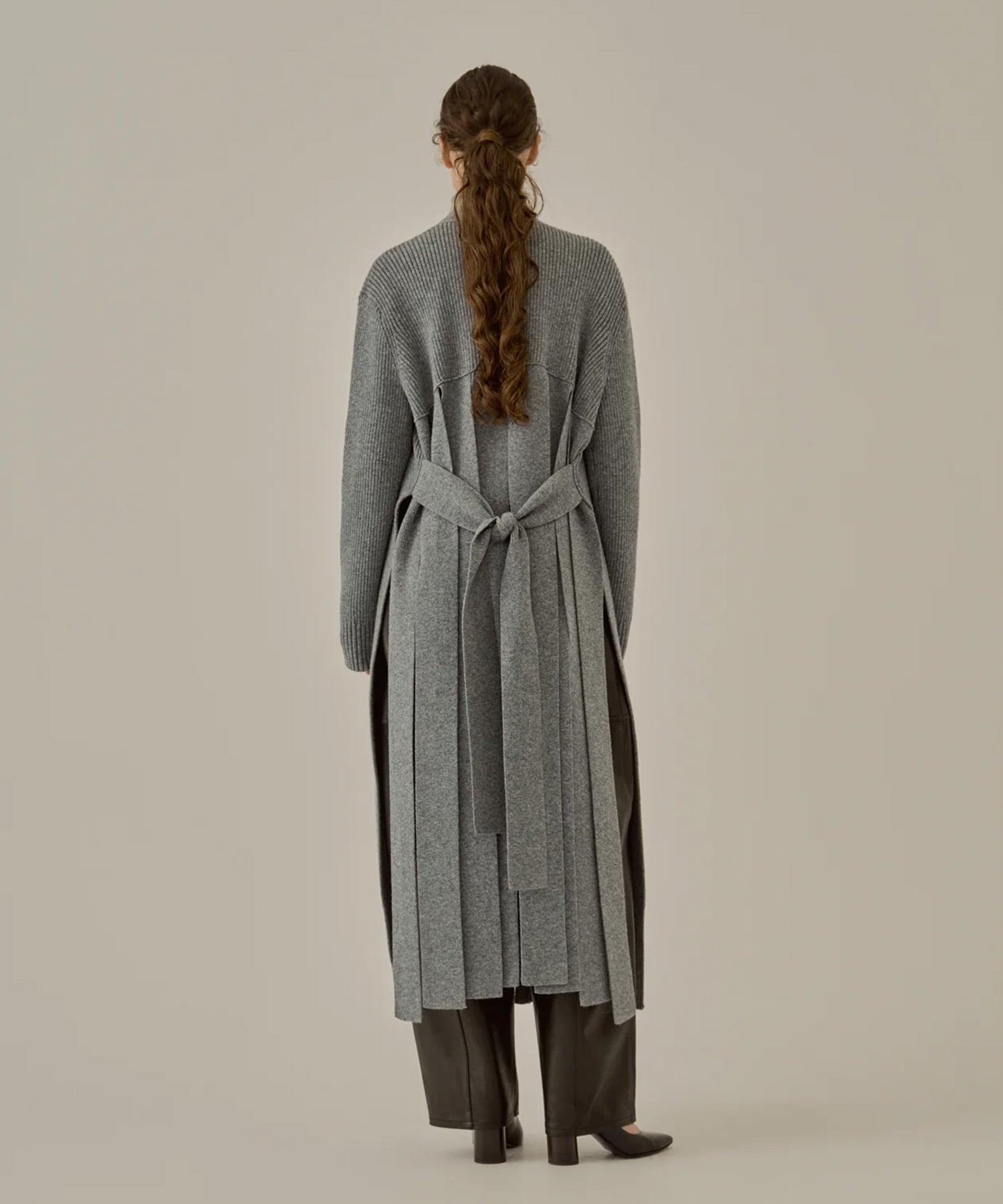 Margo long knit cardigan(1 GREY): AKIRANAKA: WOMENS｜THE TOKYO
