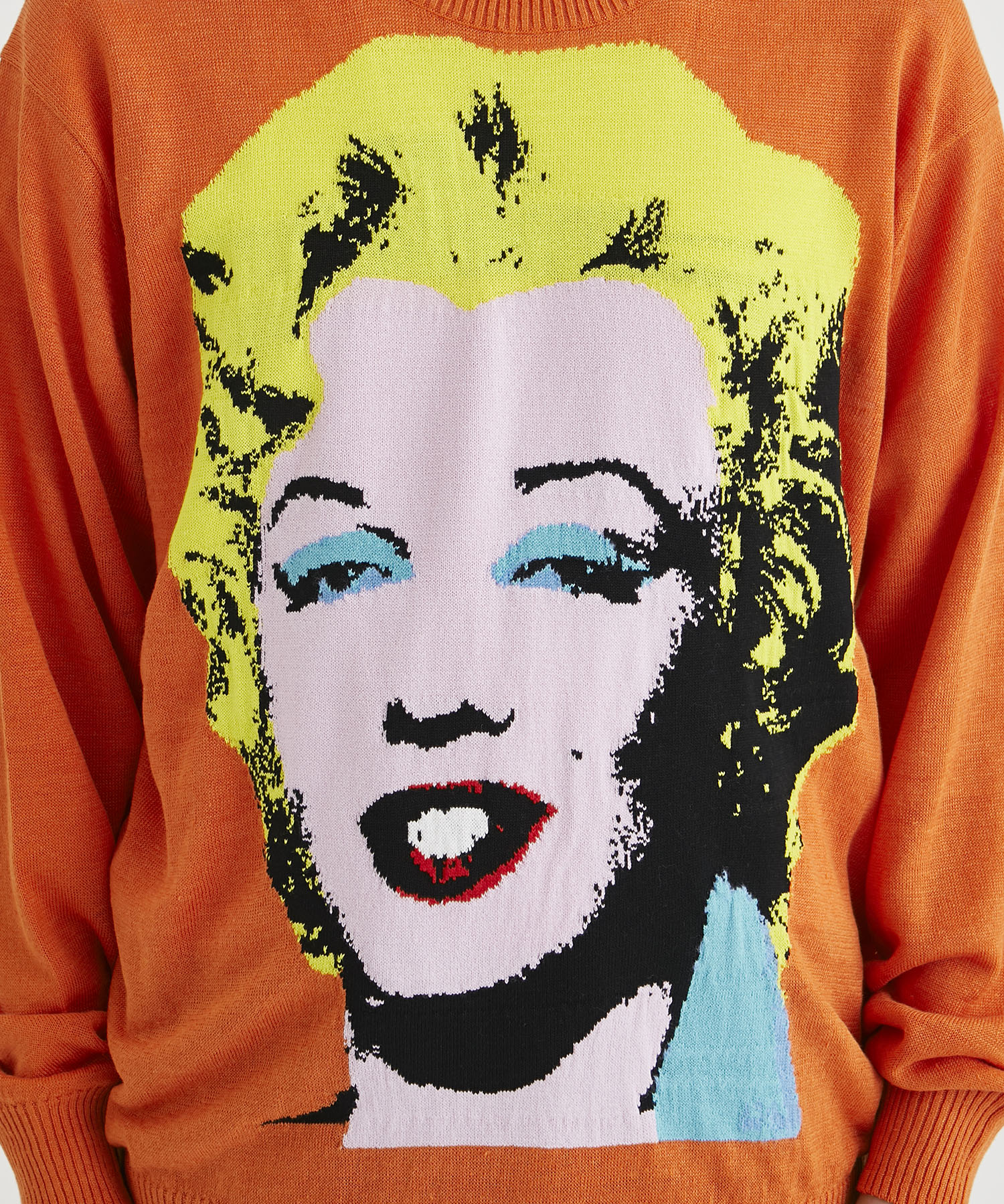 WK-N006-051 KNIT PO Andy Warhol(S ORANGE): JUNYA WATANABE MAN