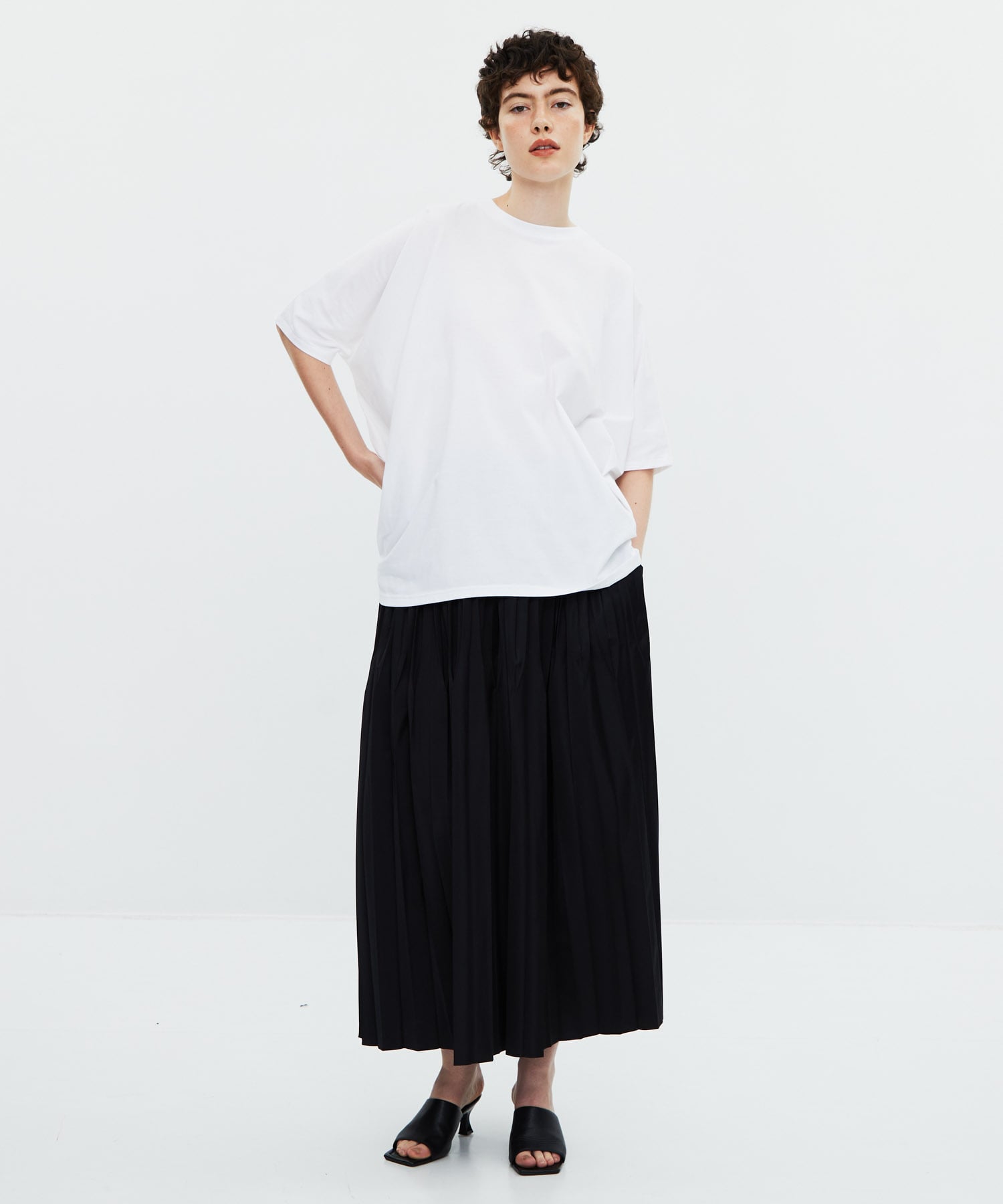 HALF-SLEEVES HEXAGON T-SHIRT｜ENFOLD（エンフォルド）正規取り扱い