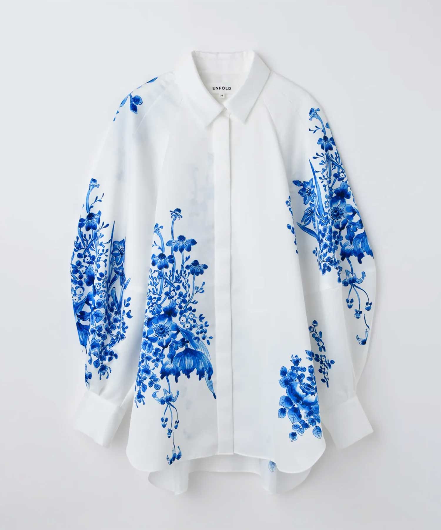CIRCLE DORAPE SHIRT(38 WHITE): ENFOLD: WOMENS｜THE TOKYO ONLINE STORE