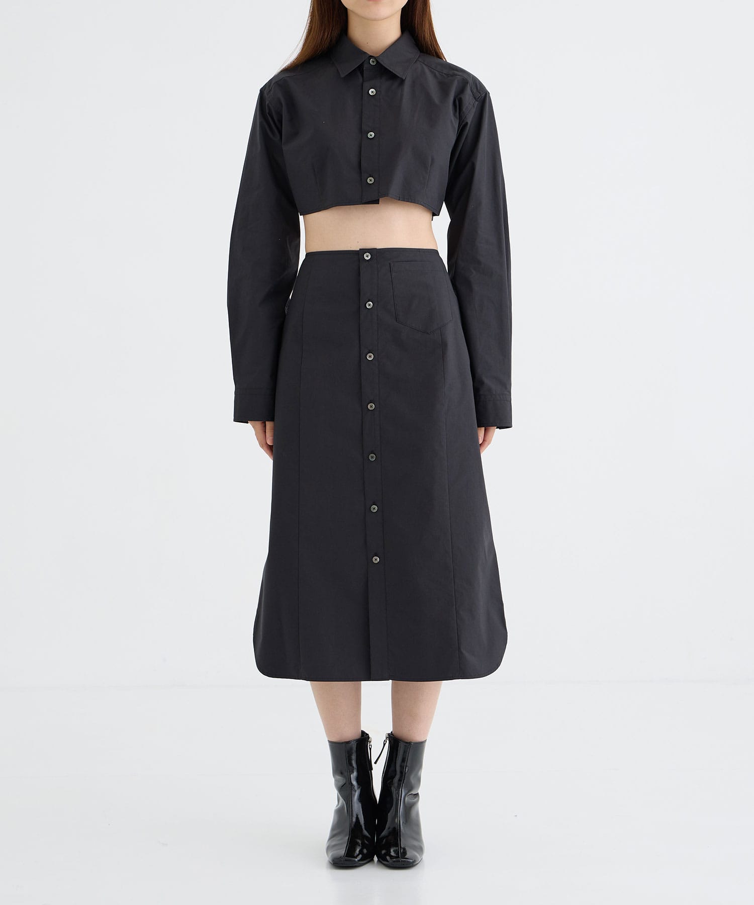 COTTON SEPARATE SHIRT DRESS JOHN LAWRENCE SULLIVAN ジョン