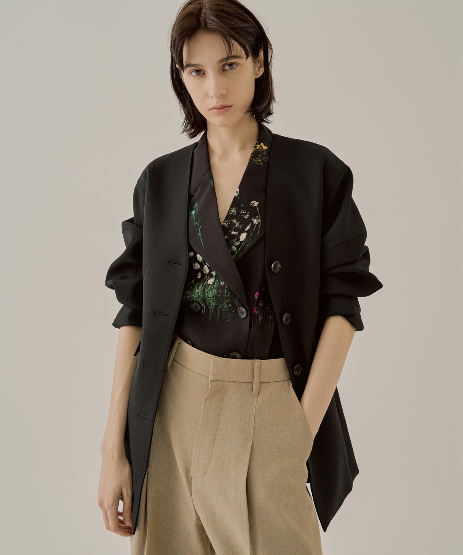 Helene jacket BK｜AKIRANAKA（アキラナカ）正規取り扱い通販｜THE