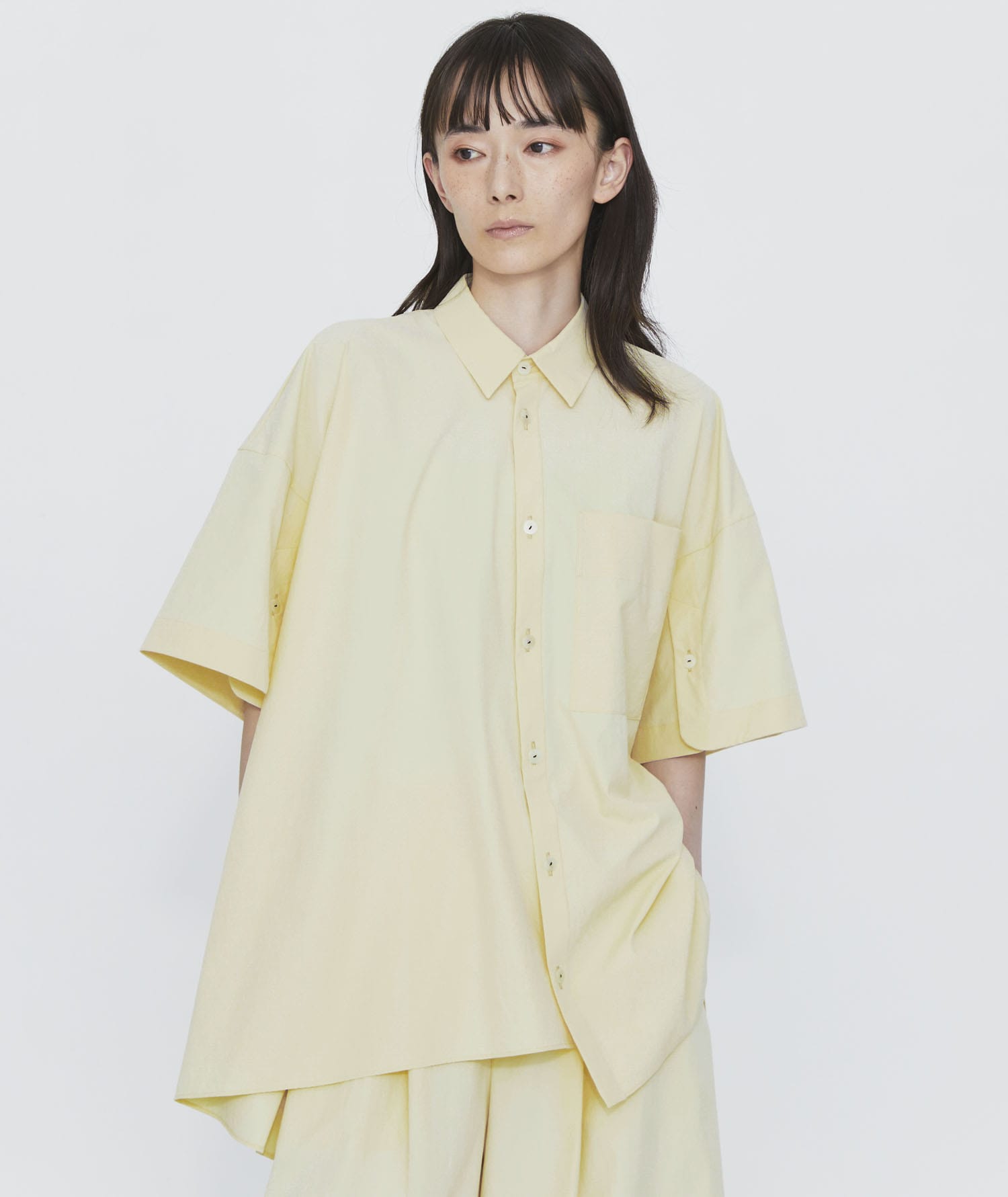 asymmetry shirt｜nagonstans（ナゴンスタンス）正規取り扱い通販｜THE
