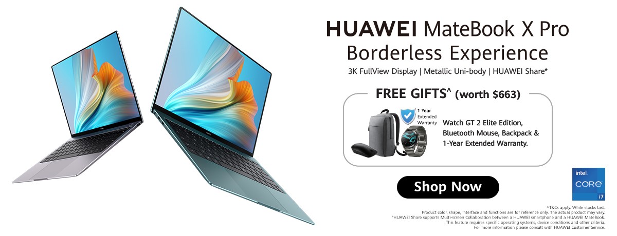 New Ultra-slim Laptop HUAWEI MateBook X Pro Delivers Enhanced