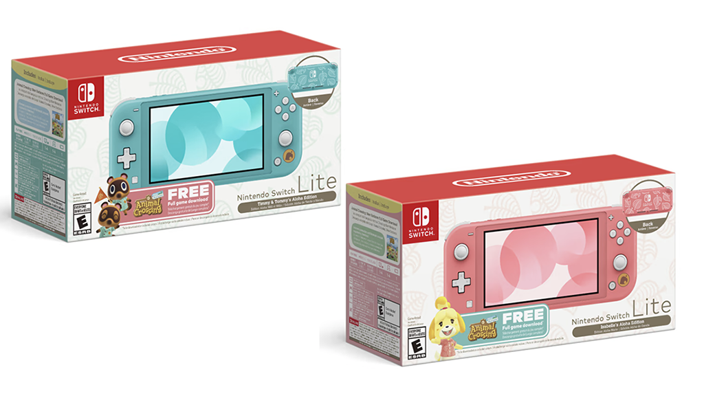 NINTENDO SWITCH LITE — ANIMAL CROSSING: NEW HORIZONS BUNDLE | The