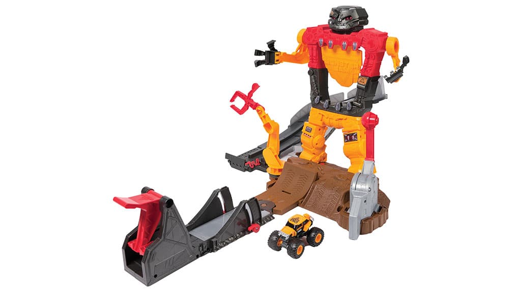 MONSTER JAM SMASH & BASH 1:64 SMASHBOT PLAYSET | The Toy Insider
