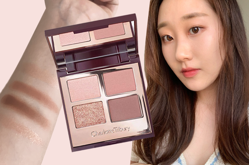 Charlotte Tilburyのアイシャドウをレビュー。人気色「Pillow Talk」が