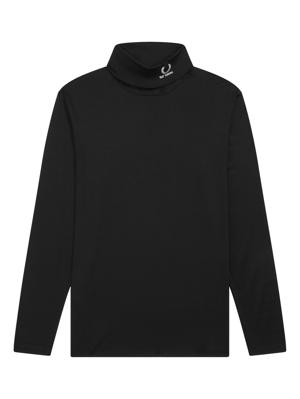 Fred Perry X Raf Simons Black Turtleneck T-shirt | The Webster