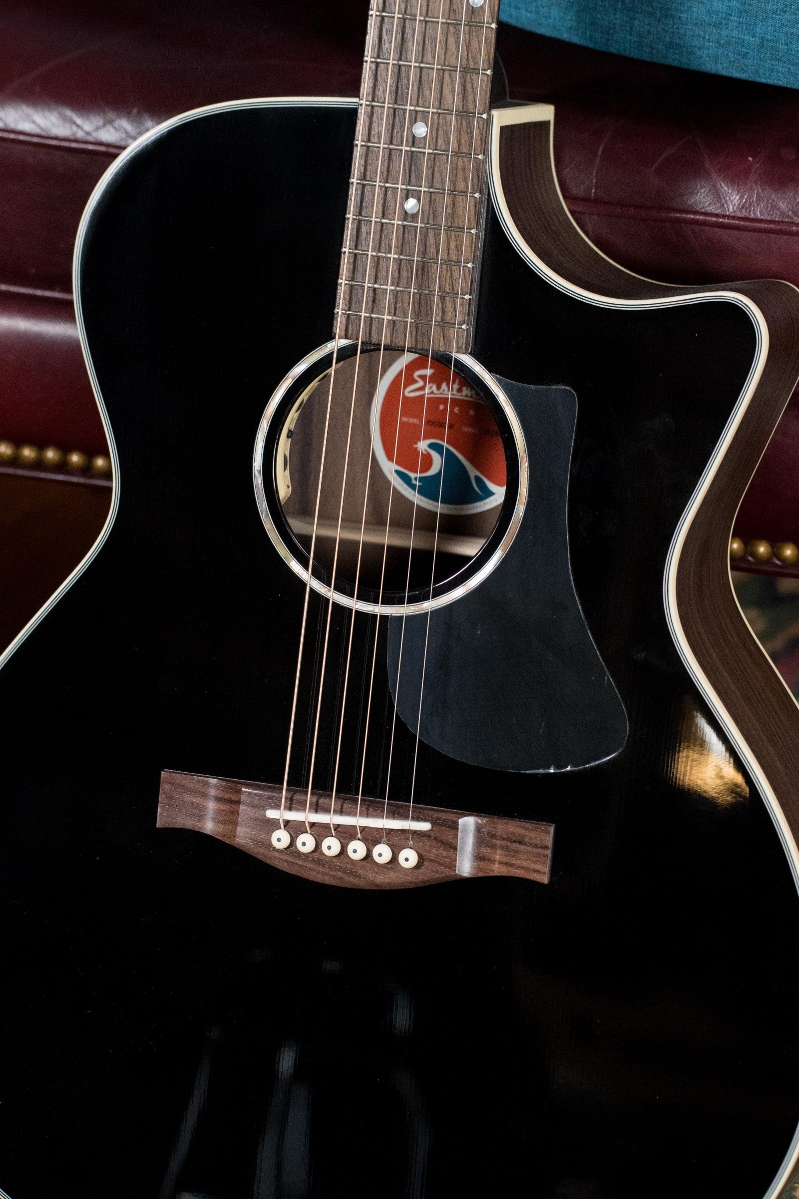 Eastman PCH2-GACE-BK Solid Thermo-Cured Sitka/Laminated Rosewood Grand