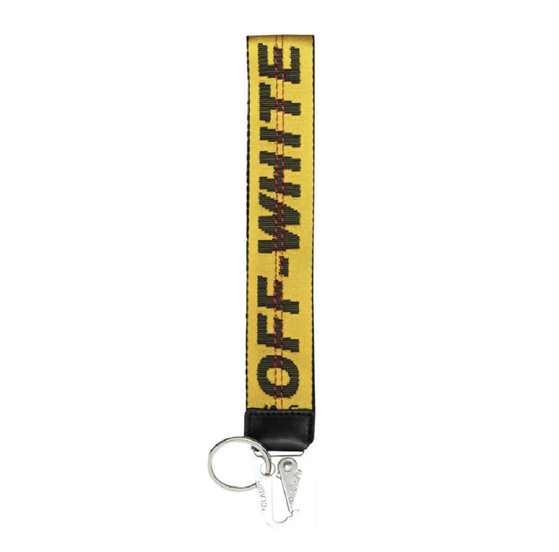 OFF-WHITE Industrial Yellow/Black Keychain | The Accessory Circle