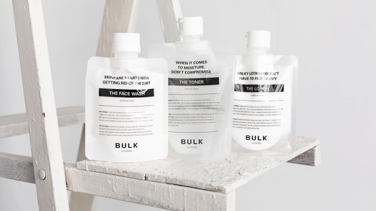 BULK HOMME THE TONER 200ml ×4 バルクオム 洗顔料 化粧水 セット BULK