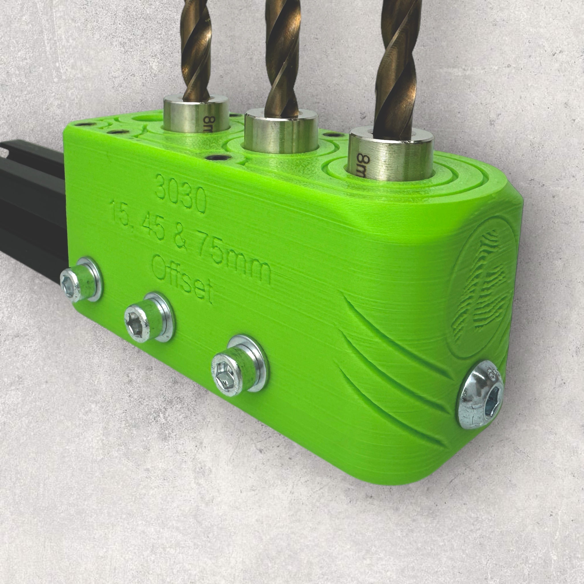 3030 15, 45 & 75mm Offset Drilling Jig V2 – The Aluminum Carpenter