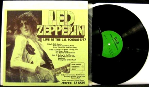 Dragonfly LZ 1234/7: LED ZEPPELIN 'FOR BADGE HOLDERS ONLY