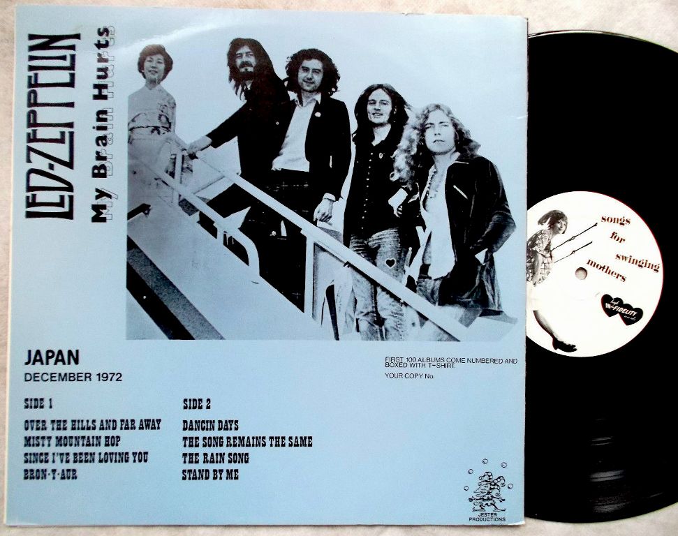 LED ZEPPELIN 'LIVE' / 'MY BRAIN HURTS' :Idle Mind Prod. 1115 +