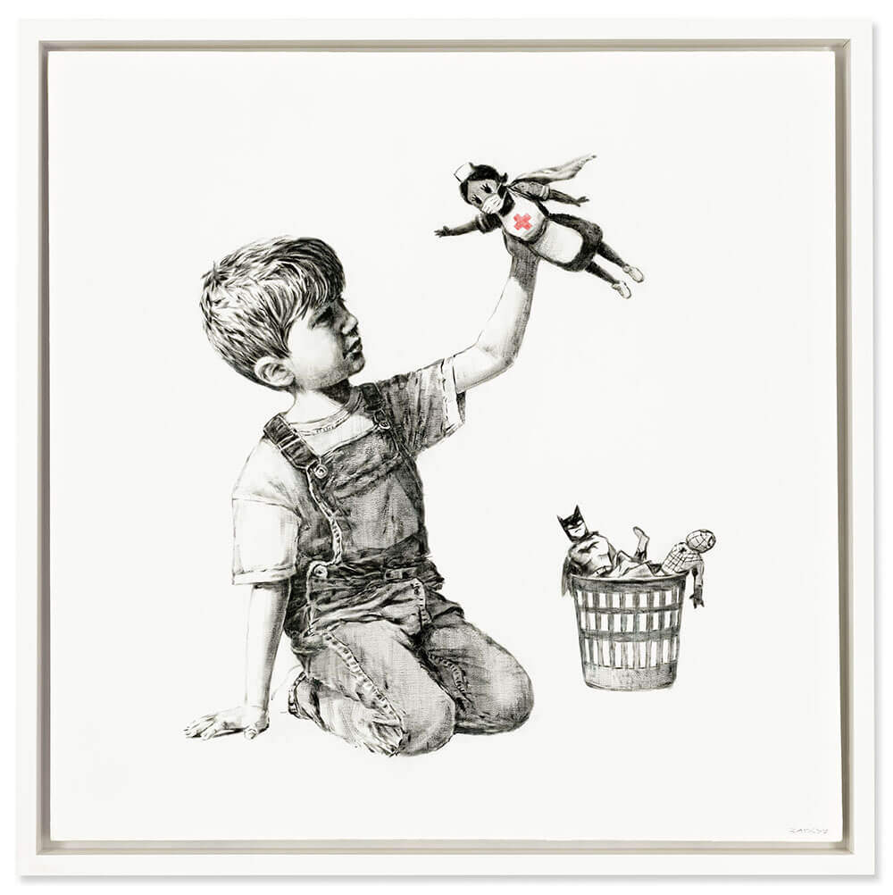 バンクシー作品が25億円で落札、史上最高額を更新 | The Art of Banksy